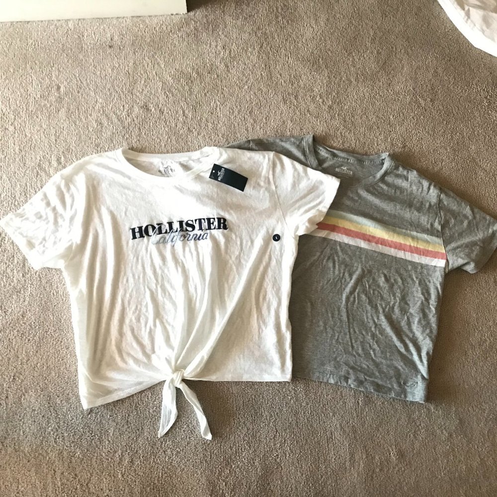 Two (2) Hollister Tees